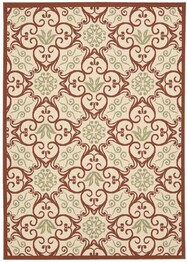 Nourison Caribbean CRB02 Ivory Rust